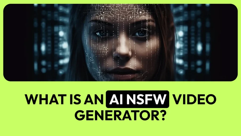 Illustration explaining what an AI NSFW video generator is, how it creates adult AI videos from prompts, and the key risks, consent, and legal issues in 2026.