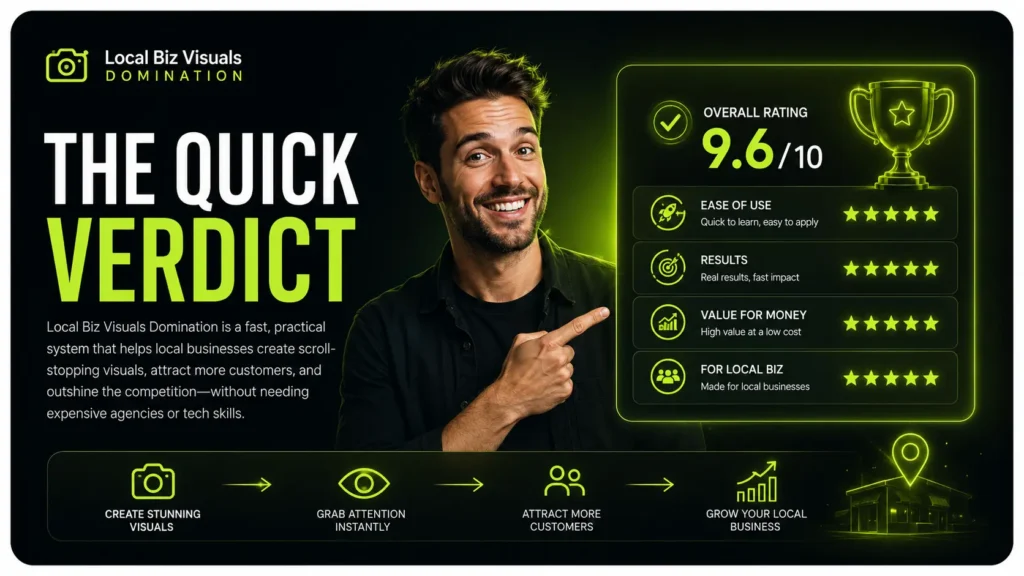 Local Biz Visuals Domination Review: Features, Pros, Cons, and Who It's Actually For