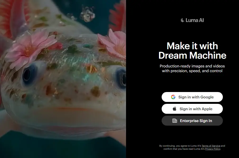 Luma Dream Machine Ray3 image to video generator free tier interface